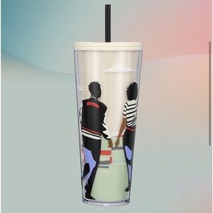 Starbucks + Lou 2024 Venti 24oz Cold Cup Tumbler Black History Month Damon Brown